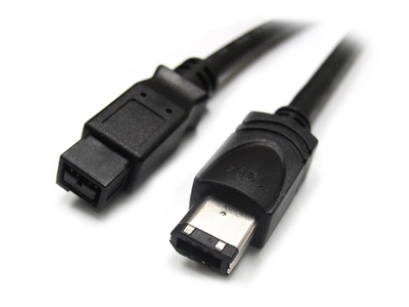 Cavo Firewire Cavo Firewire Hamlet XZCFWB9A6180 800 9 Pin 400 6 Pin Black (ord.min.1.00 unità)