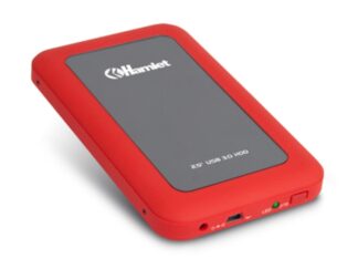 Box esterno hard disk Box esterno hard disk Hamlet HXD25U3MRD Usb 3.0 Mirror Disk (ord.min.1.00 unità)