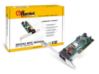 Modem Modem Hamlet HV92PCI Pci Conexant Funzione Fax V.92 (ord.min.1.00 unità)