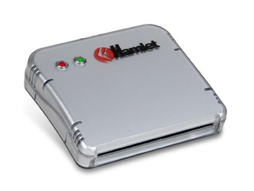 Lettore smart card Lettore smart card Hamlet HUSCR2 e Sim Card Silver (ord.min.1.00 unità)