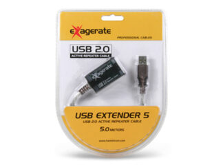 Cavo USB Cavo USB Hamlet XUREP5 2.0 Extender 5M con Ripetitore Attivo Silver (ord.min.1.00 unità)