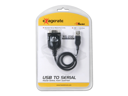 Convertitore computer Convertitore computer Hamlet XURS232 da Usb a Seriale Rs 232 (ord.min.1.00 unità)