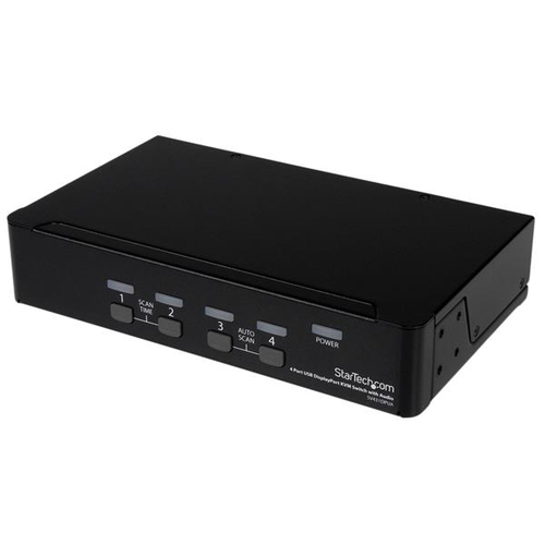 Kvm switch Kvm switch Startech.Com SV431DPUA Displayport Usb a 4 Porte con Audio (ord.min.1.00 unità)