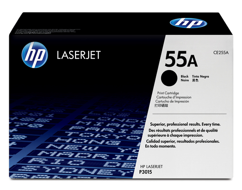 Toner Toner Hp CE255A 55A (ord.min.1.00 unità)