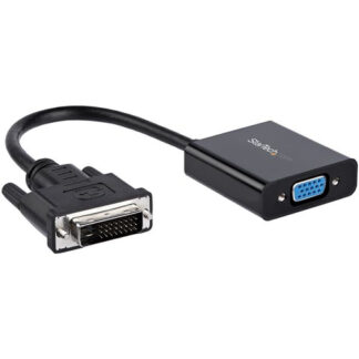 Adattatore video Adattatore video Startech.Com DVI2VGAE Attivo da Dvi D a Vga Black (ord.min.1.00 unità)