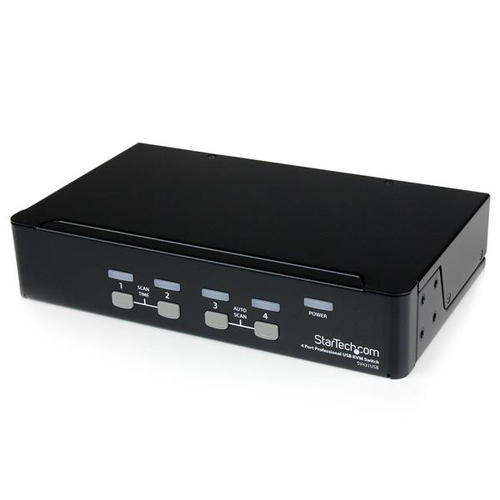 Kvm switch Kvm switch Startech.Com SV431USB Vga Usb a 4 Porte Montabile a Rack Bl (ord.min.1.00 unità)