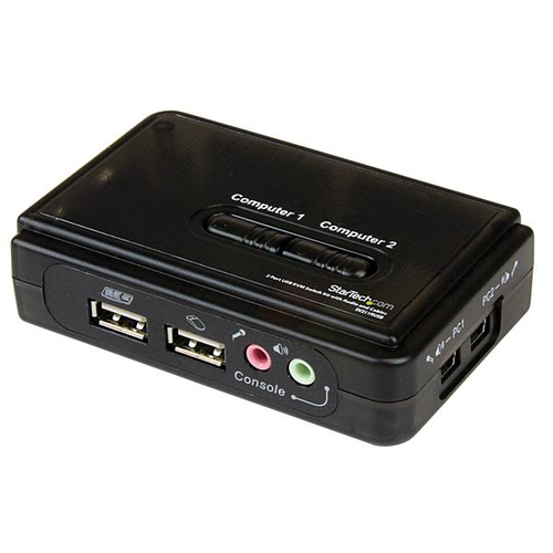 Kvm switch Kvm switch Startech.Com SV211KUSB Commutatore Vga Usb a Doppia Porta B (ord.min.1.00 unità)