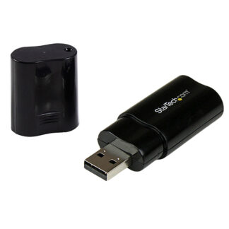 Scheda audio Scheda audio Startech.Com ICUSBAUDIOB Esterna Stereo Usb 2.0 Black (ord.min.1.00 unità)