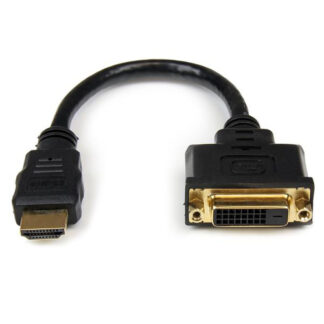 Adattatore video Adattatore video Startech.Com HDDVIMF8IN Hdmi a Dvi D Black (ord.min.1.00 unità)