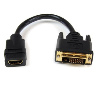 Adattatore video Adattatore video Startech.Com HDDVIFM8IN Hdmi a Dvi D Black (ord.min.1.00 unità)