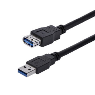 Cavo USB Cavo USB Startech.Com USB3SEXT1MBK 3.0 Extension Black (ord.min.1.00 unità)