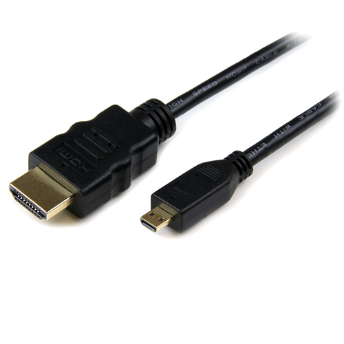 Cavo HDMI Cavo HDMI Startech.Com HDADMM3M 4K Micro Hdmi a Hdmi Black (ord.min.1.00 unità)
