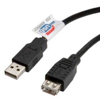 Cavo USB Cavo USB Itb RO11 02 8960 2.0 Extension Black (ord.min.1.00 unità)