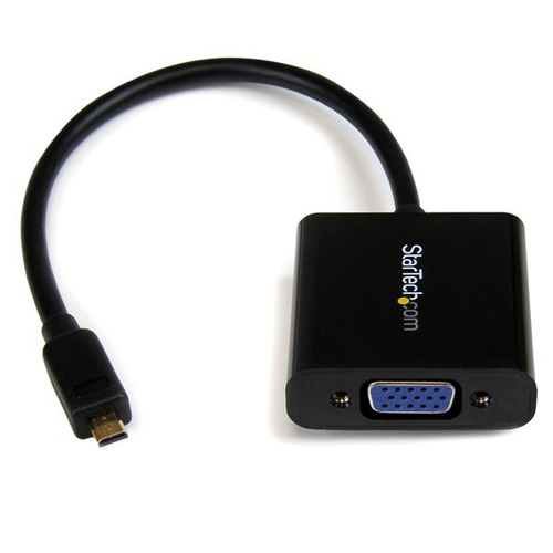 Convertitore video Convertitore video Startech.Com MCHD2VGAE2 da Micro Hdmi a Vga Black (ord.min.1.00 unità)