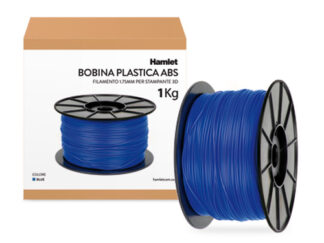 Bobina filo stampa 3D Bobina filo stampa 3D Hamlet HP3DXROLBL Filamento Abs 1,75 mm Blu (ord.min.1.00 unità)