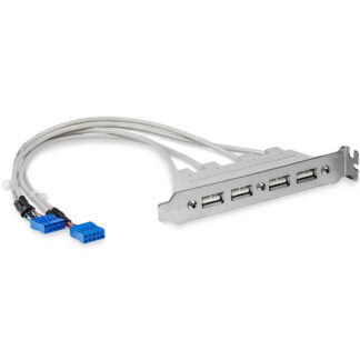 Cavetto interno Cavetto interno Startech.Com USBPLATE4 Piastra Slot Usb a Femmina 4 Po (ord.min.1.00 unità)