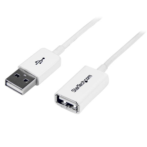 Cavo USB Cavo USB Startech.Com USBEXTPAA1MW 2.0 Extension White (ord.min.1.00 unità)