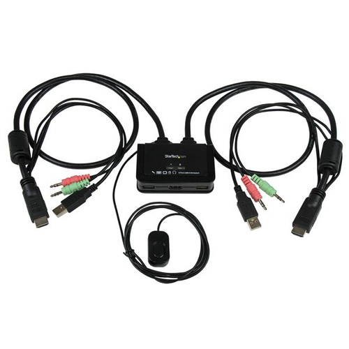 Kvm switch Kvm switch Startech.Com SV211HDUA HDMI USB 2 porte con audio Black (ord.min.1.00 unità)