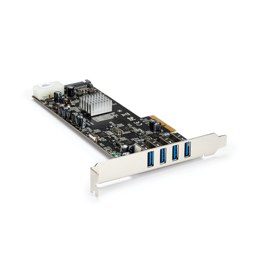 Scheda di espansione Scheda di espansione Startech.Com PEXUSB3S44V PCI Express a 4 Porte (ord.min.1.00 unità)