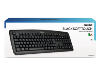 Tastiera computer Tastiera computer Hamlet XKKITA2 Soft Touch Wired Black (ord.min.1.00 unità)