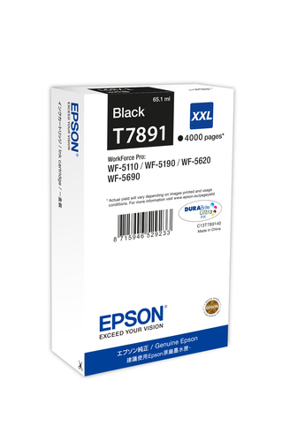 Cartuccia stampante Cartuccia stampante Epson C13T789140 T7891 XXL (ord.min.1.00 unità)