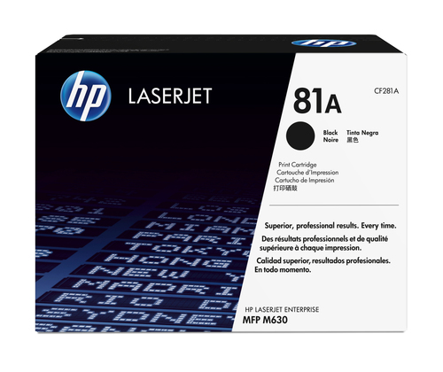 Toner Toner Hp CF281A 81A (ord.min.1.00 unità)
