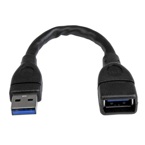 Cavo USB Cavo USB Startech.Com USB3EXT6INBK 3.0 Extension Black (ord.min.1.00 unità)