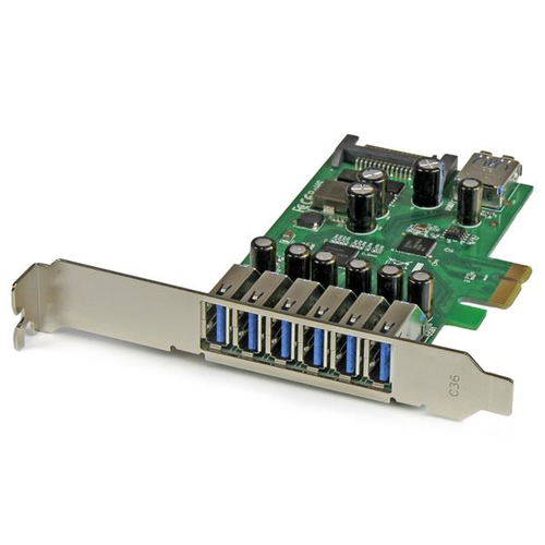 Scheda di espansione Scheda di espansione Startech.Com PEXUSB3S7 PCI Express a 7 porte (ord.min.1.00 unità)