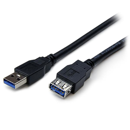 Cavo USB Cavo USB Startech.Com USB3SEXT2MBK 3.0 Extension Black (ord.min.1.00 unità)