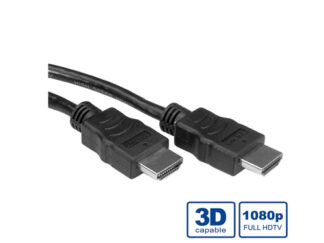 Cavo HDMI Cavo HDMI Itb ROS3672 ECONOMY High Speed con Ethernet Black (ord.min.1.00 unità)