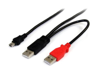 Cavo USB Cavo USB Startech.Com USB2HABMY6 2.0 Dual Black e Red (ord.min.1.00 unità)