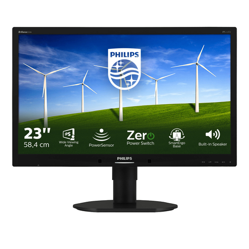 Monitor Monitor Philips 231B4QPYCB 00 B LINE Powersensor Black (ord.min.1.00 unità)