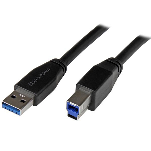 Cavo USB Cavo USB Startech.Com USB3SAB5M 3.0 Active Black (ord.min.1.00 unità)