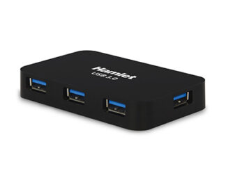 Hub USB Hub USB Hamlet XHUB430BKPW 3.0 Black (ord.min.1.00 unità)