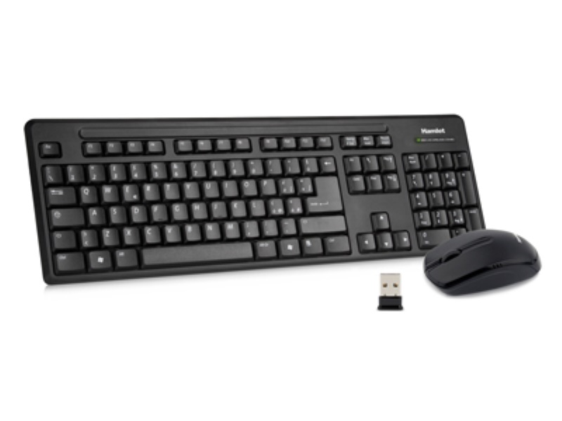 Tastiera e mouse Tastiera e mouse Hamlet XKKITAMICEW Desktop Black (ord.min.1.00 unità)