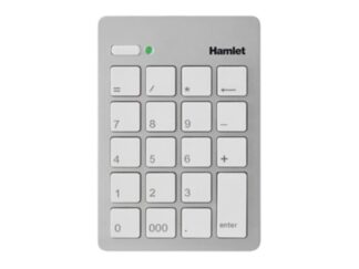 Tastierino numerico computer Tastierino numerico computer Hamlet XKPADUSV USB 2.0 19 tasti Silver (ord.min.1.00 unità)