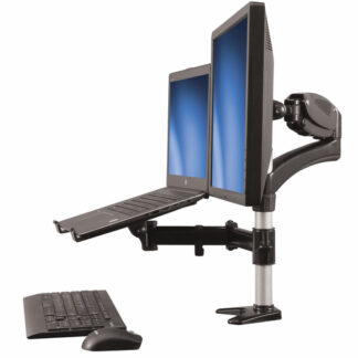 Supporto monitor TV scrivania Supporto monitor TV scrivania Startech.Com ARMUNONB Con Base per Porta (ord.min.1.00 unità)