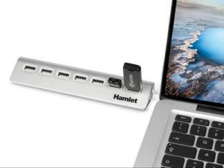 Hub USB Hub USB Hamlet XHUB7020AL 2.0 Silver (ord.min.1.00 unità)