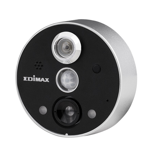 Video spioncino SMART Video spioncino Edimax IC 6220DC Peephole Door Camera Black e Silver (ord.min.1.00 unità)