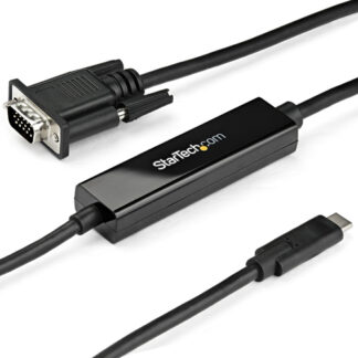 Cavo adattatore Cavo adattatore Startech.Com CDP2VGAMM1MB USB C a VGA Black (ord.min.1.00 unità)