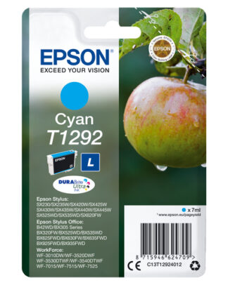 Cartuccia stampante Cartuccia stampante Epson C13T12924012 DURABRITE ULTRA T1292 L (ord.min.1.00 unità)