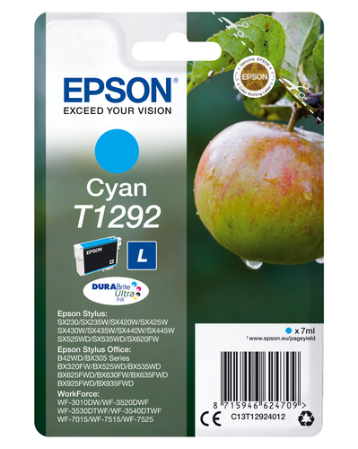 Cartuccia stampante Cartuccia stampante Epson C13T12924012 DURABRITE ULTRA T1292 L (ord.min.1.00 unità)