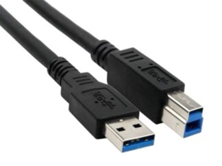 Cavo USB Cavo USB Hamlet XCU320ABMM 3.0 Black (ord.min.1.00 unità)