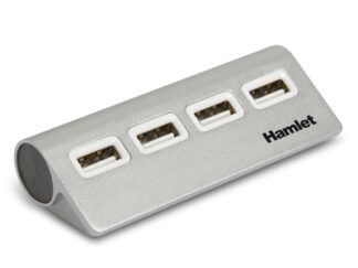 Hub USB Hub USB Hamlet XHUB4020AL 2.0 Silver (ord.min.1.00 unità)