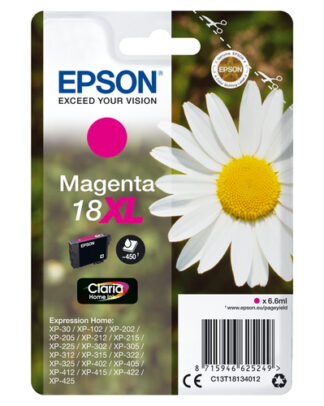 Cartuccia stampante Cartuccia stampante Epson C13T18134012 CLARIA 18 XL (ord.min.1.00 unità)