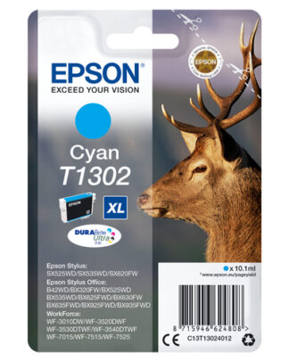 Cartuccia stampante Epson C13T13024012 DURABRITE ULTRA T1302 XL Cartuccia stampante (ord.min.1.00unità)