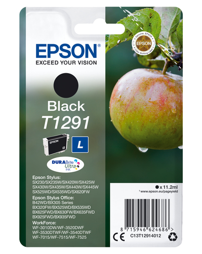 Cartuccia stampante Cartuccia stampante Epson C13T12914012 DURABRITE ULTRA T1291 L (ord.min.1.00 unità)