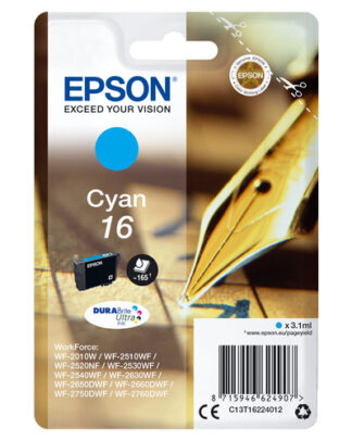 Cartuccia stampante Cartuccia stampante Epson C13T16224012 DURABRITE ULTRA 16 (ord.min.1.00 unità)
