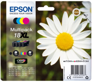 Set cartucce stampante Set cartucce stampante Epson C13T18164012 CLARIA Multipack 18XL (ord.min.1.00 unità)