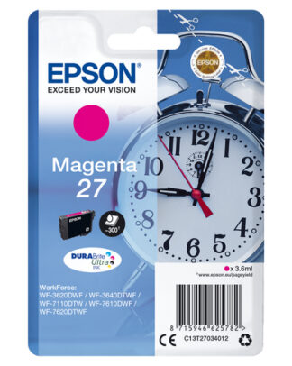 Cartuccia stampante Cartuccia stampante Epson C13T27034012 DURABRITE ULTRA 27 (ord.min.1.00 unità)